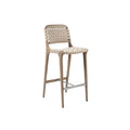 Modern Woven Bar Stool with Sleek Design and Durable Construction